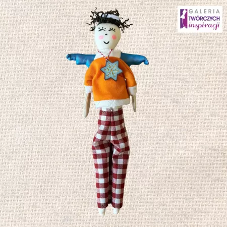 Bajkowy Aniołek (5) - Lalka tekstylna 42 cm